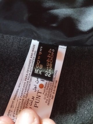 Americana Punt Roma Otoño Gris Talla 42