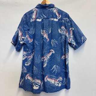 Camicia vintage fantasia aragoste taglia L