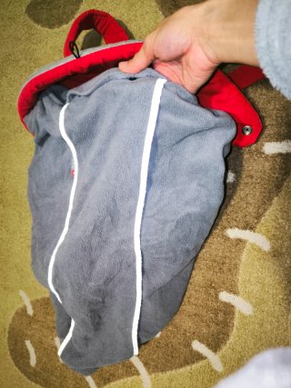 Mochila portabebés + saquito