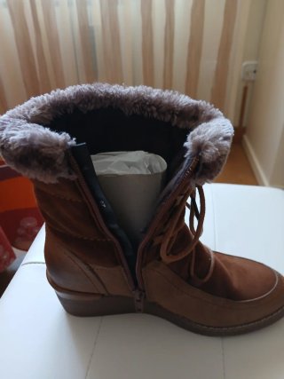 Botas de ante con borreguito