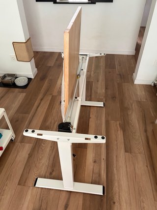 Scrivania elevabile Flexispot EF1 + piano in legno