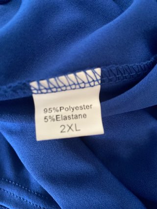 Falda pantalón azul XXL