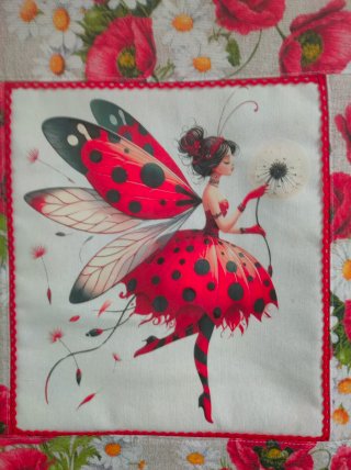 Bolsa de proyectos/portadocumentos hada mariquita