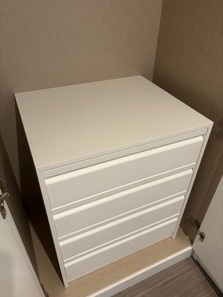 Cajonera blanca 4 cajones Leroy Merlin