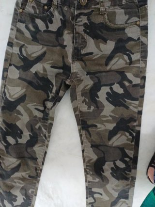 Pantalones Camuflaje Marrón y Verde