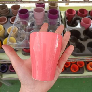 Set 5 Mini Vasi Ceramica Rosa