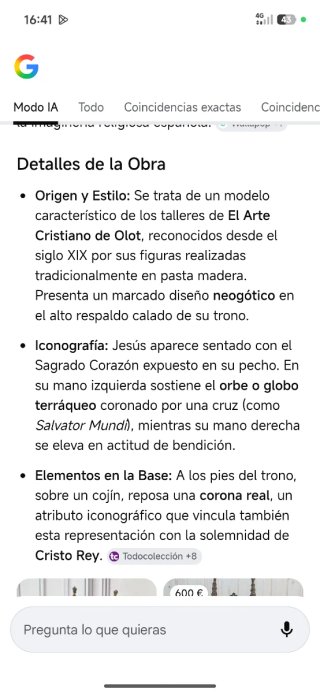 Sagrado Corazón de Jesús sentado