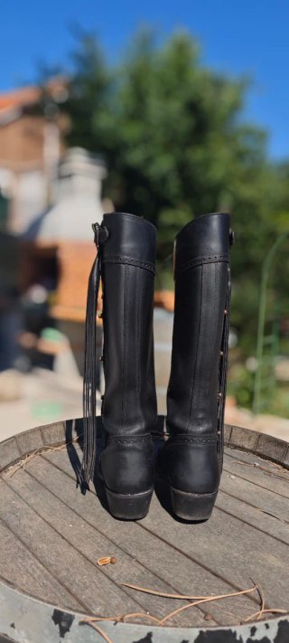 Botas Camperas Valverde Camino Talla 38 Negras