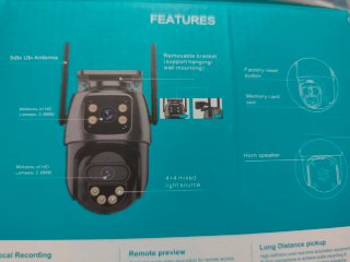 Cámara de seguridad 360° FHD