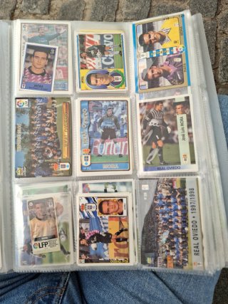 Cromos MORA, Oviedo, Español, Levante, Valencia