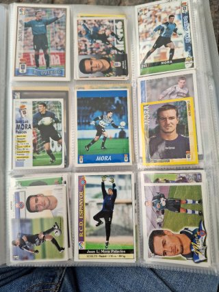 Cromos MORA, Oviedo, Español, Levante, Valencia