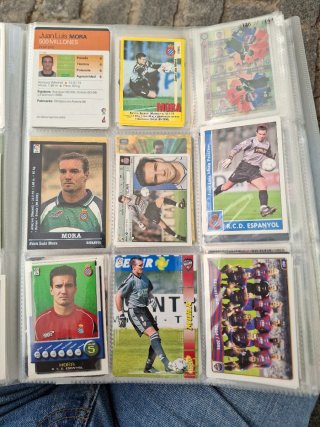 Cromos MORA, Oviedo, Español, Levante, Valencia