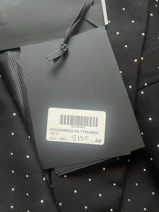 Vestido Simona Corsellini tipo esmoquin