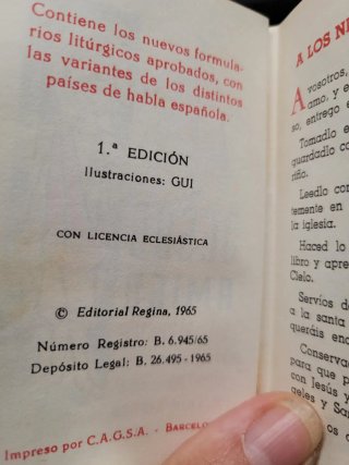 Tres misales años 60