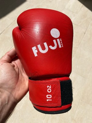 Guantes Boxeo Fuji Mae 10 oz Rojos