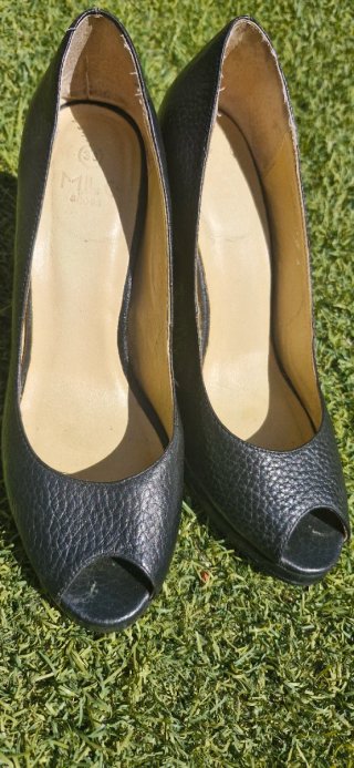 Zapatos de piel negros para mujer
