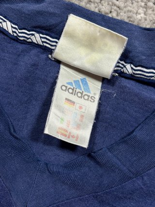 Adidas camiseta vintage 90s azul marino XL
