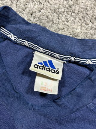 Adidas camiseta vintage 90s azul marino XL