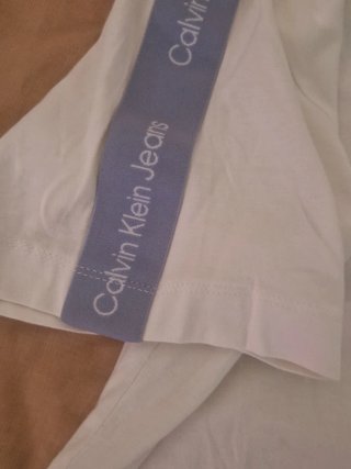 Camiseta Calvin Klein Jeans Blanca Talla L