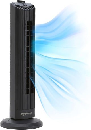 Amazon Basics Ventilador de Torre Oscilante 71 cm