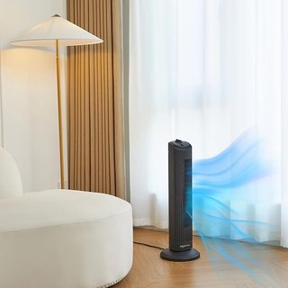 Amazon Basics Ventilador de Torre Oscilante 71 cm