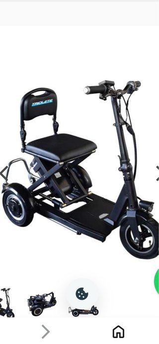 Triciclo eléctrico Ebroh Triolete poco uso