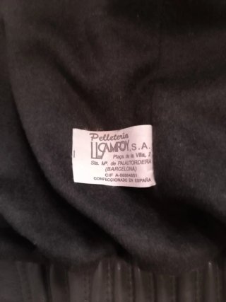 Chaqueta de piel de vacuno sin usar
