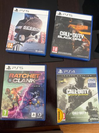 Lote 4 Juegos PS5/PS4