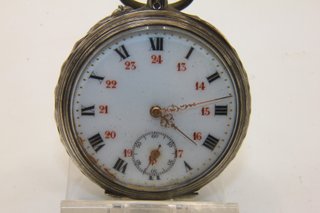 Stupendo orologio Art Nouveau argento primi 900