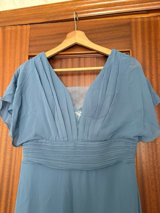 Vestido largo azul de fiesta talla L