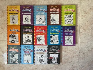 Pack 14 libros Diario de Greg, del 4 al 17.