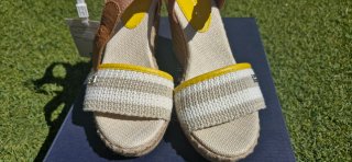 Sandalias Tommy Hilfiger Mujer Beige/Blanco