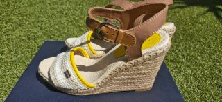 Sandalias Tommy Hilfiger Mujer Beige/Blanco