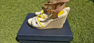 Sandalias Tommy Hilfiger Mujer Beige/Blanco