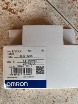 Temporizador Omron H3DS-ML 0.1s-120h