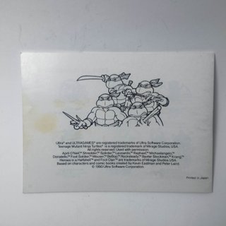 TMNT Fall of the Foot Clan + Manual