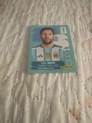 Cromo Messi Mundial 2022 Inter Miami CF