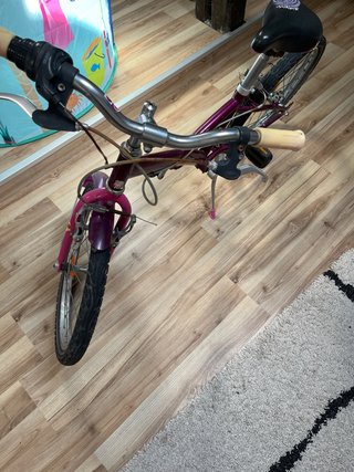 Bicicleta niña morada
