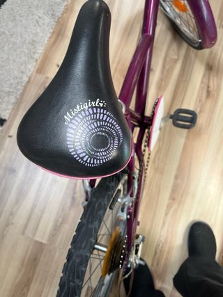 Bicicleta niña morada