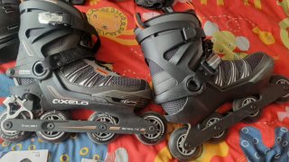 Patines en línea Oxelo Talla 44 + Protecciones