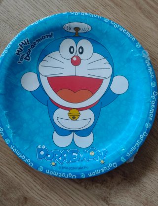 Pack Fiesta Doraemon Platos Vasos Mantel