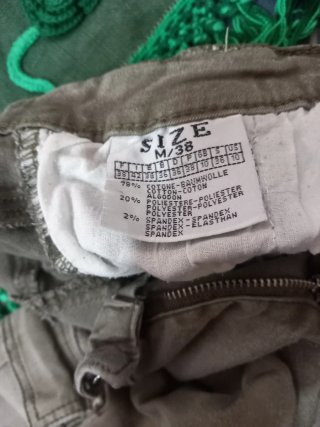 Pantaloni unisex verdi