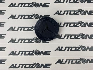 Emblema Mercedes negro brillo para capó 57 mm (B)