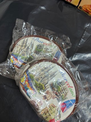 Monedero Barcelona souvenir