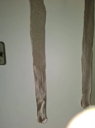Calze lunghe beige