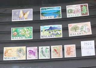 (nu323/332a)DEFINITIVE MALAWI 1964/1984 (nu323)Def