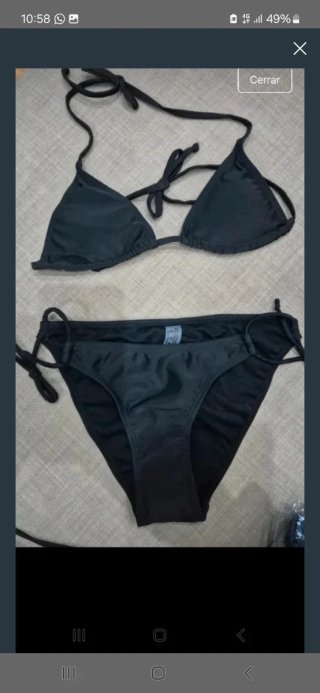 Bikini Negro Talla S