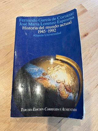 Historia del mundo actual 1945-1992