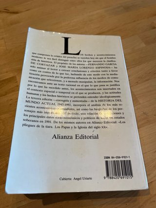Historia del mundo actual 1945-1992