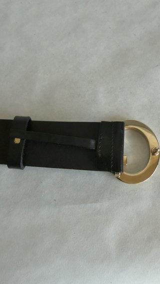 Cinturón Gucci G Hebilla Dorada Talla 85